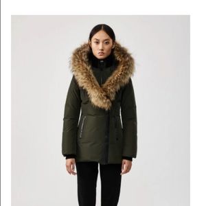Mackage Adali winter jacket green size medium